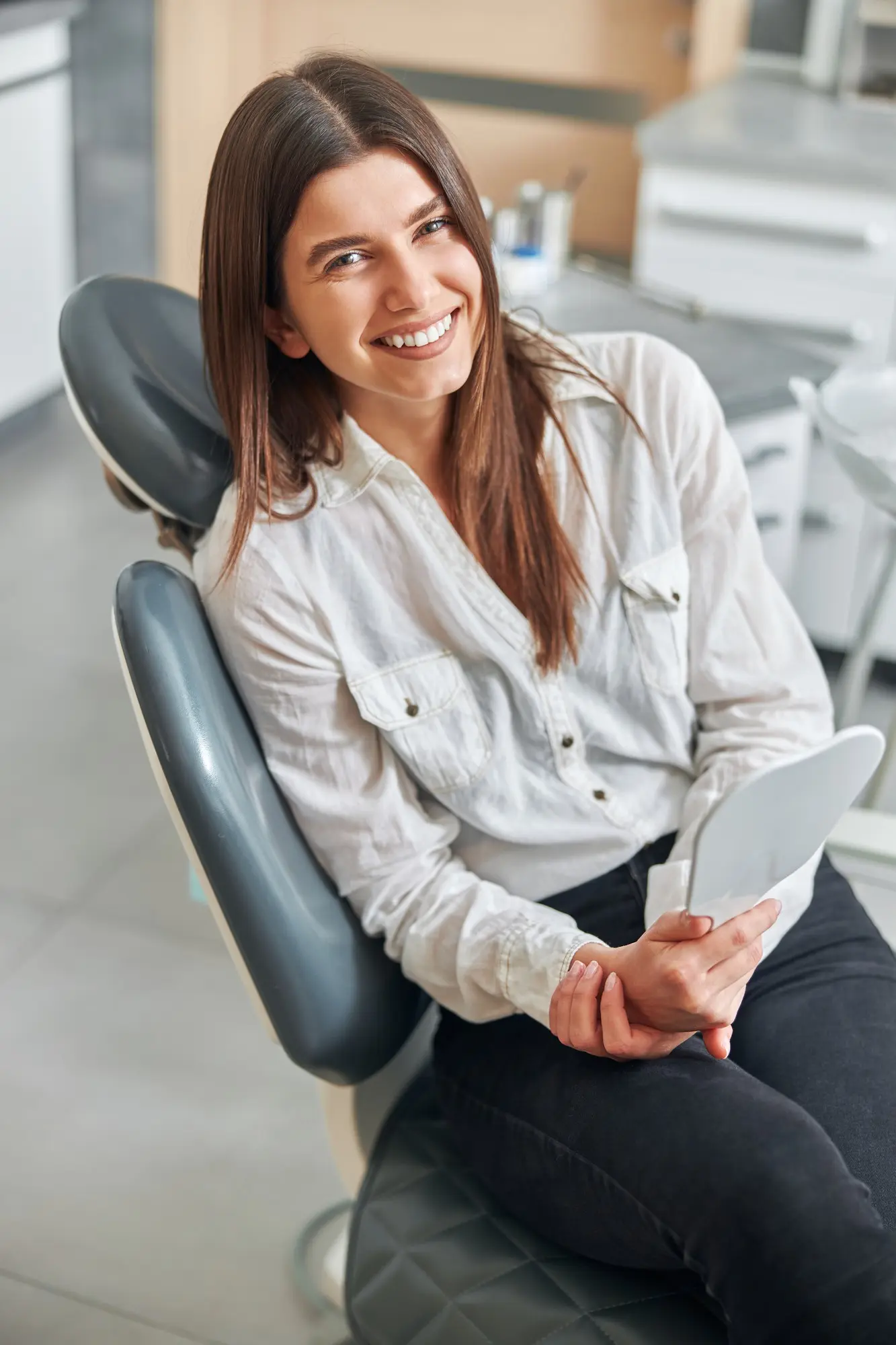 A relaxed first dental visit